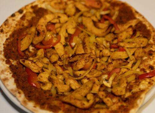 Turkse pizza met kip
